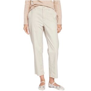 NWT Old Navy High Waisted OG Chino Light Cream Trousers Sz XL comfy summertime
